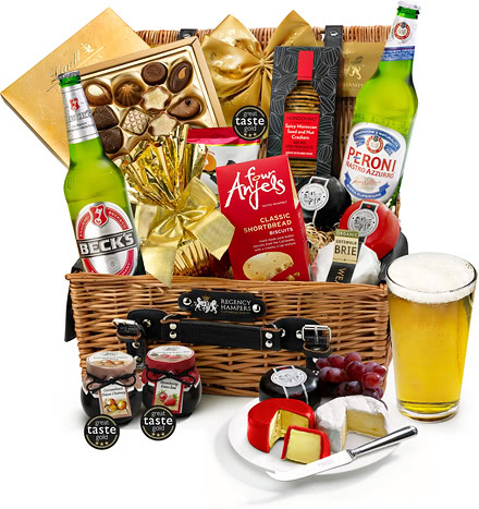 Thank You Eton Hamper With Beer